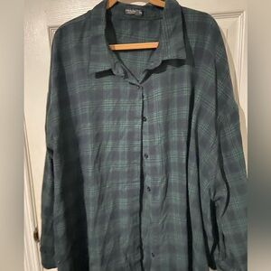 Shein curve flannel tops